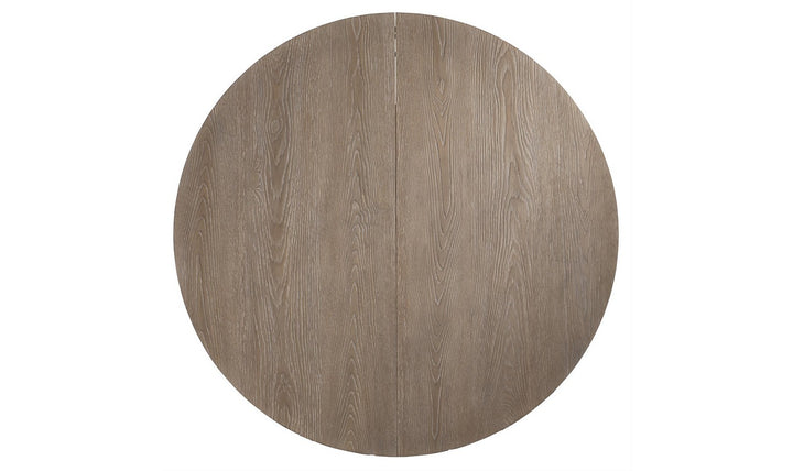 Bernhardt Aventura Round Wood Top Dining Table in Brown