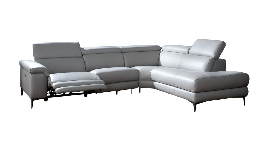 Axel L-Shape Leather Sectional with Recliner-jennifer furniture