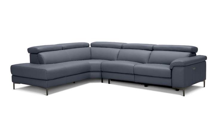 Axel L-Shape Leather Sectional with Recliner-jennifer furniture