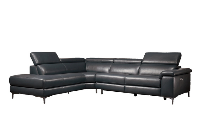 Axel L-Shape Leather Sectional with Recliner-jennifer furniture