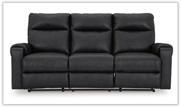 Ashley  Axtellton 3-Seater Carbon Leather Power Reclining Sofa