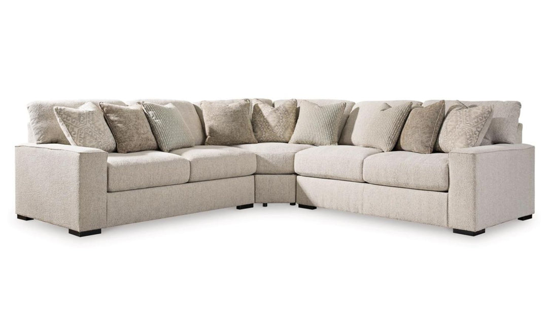 Ashley  Ballyton (3Pcs / 4Pcs) L-Shape Fabric Sectional Sofa in Sand