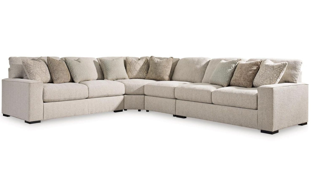 Ashley  Ballyton (3Pcs / 4Pcs) L-Shape Fabric Sectional Sofa in Sand