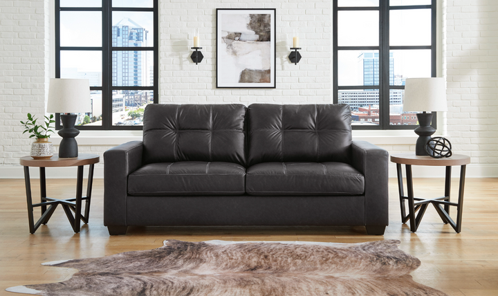 Barlin Mills Queen Sofa Sleeper in Faux Leather-Jennifer Furniture