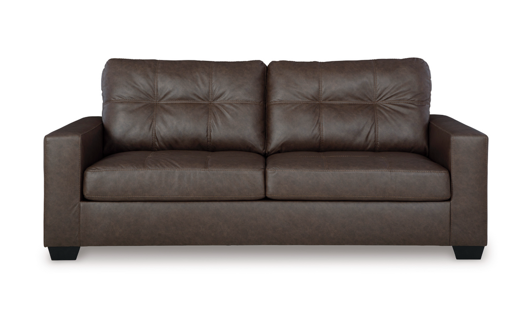 Barlin Mills Queen Sofa Sleeper in Faux Leather-Jennifer Furniture