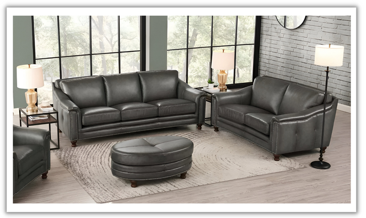 Belfast Leather Living Room Set