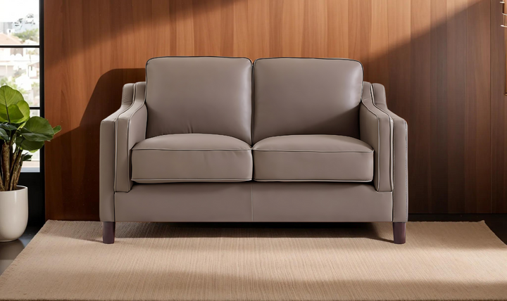 Bella Leather 2-Seater Loveseat