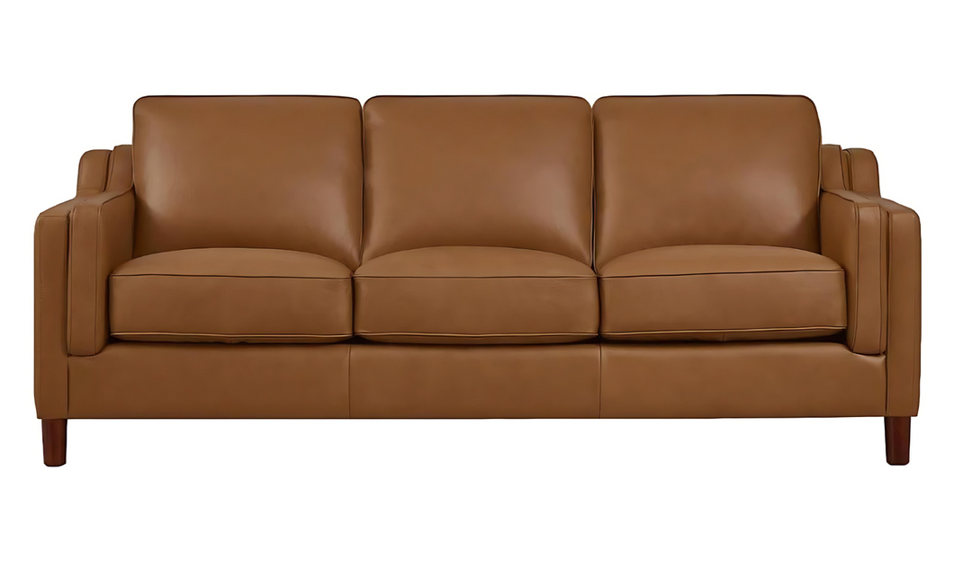 Bella Leather 3-Seater Sofa