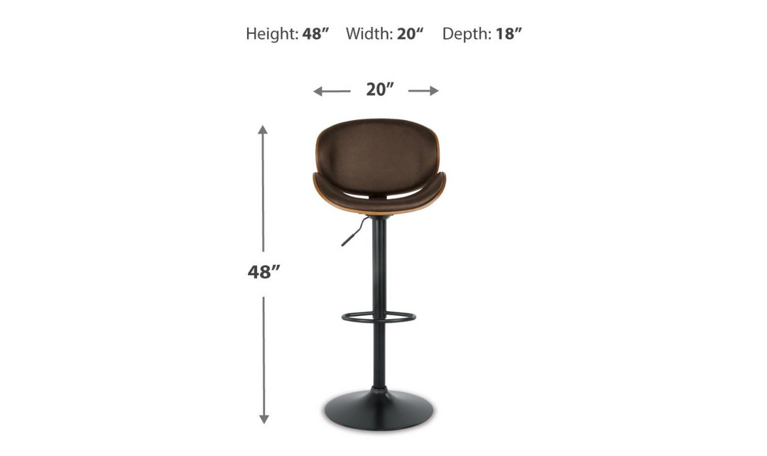 Bellatier Adjustable Height Bar Stool