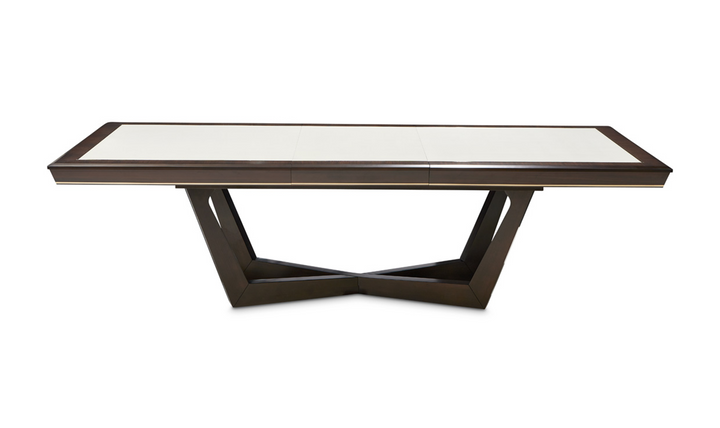 AICO Belmont Place Rectangular Dining Table in Espresso