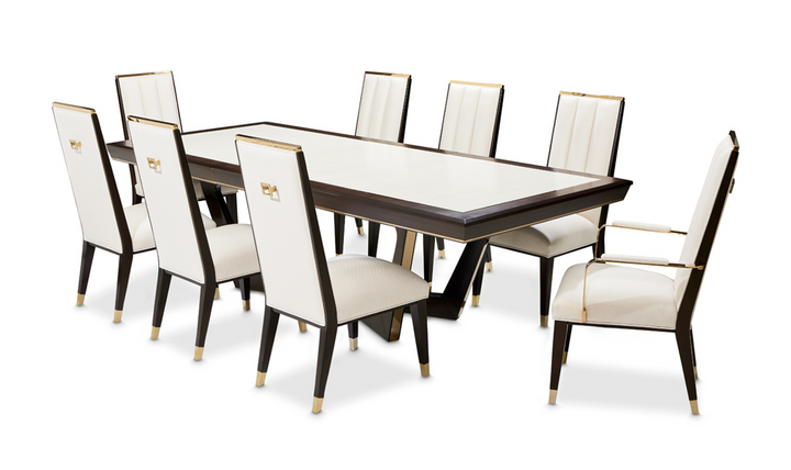 AICO Belmont Place 7/9 Pcs Rectangular Dining Room Set-jenniferfurniture