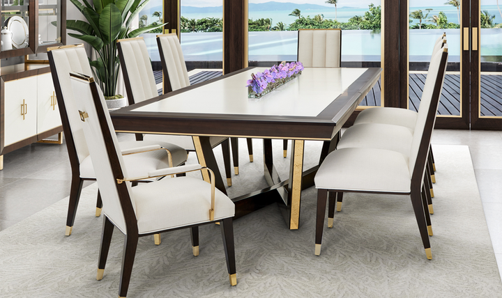 AICO Belmont Place 7/9 Pcs Rectangular Dining Room Set-jenniferfurniture