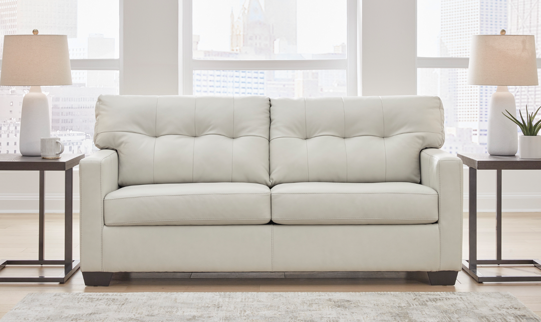 Ashley  Belziani 2-Seater Leather Sleeper Sofa (Full Size)