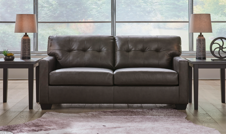 Ashley  Belziani 2-Seater Leather Sleeper Sofa (Full Size)