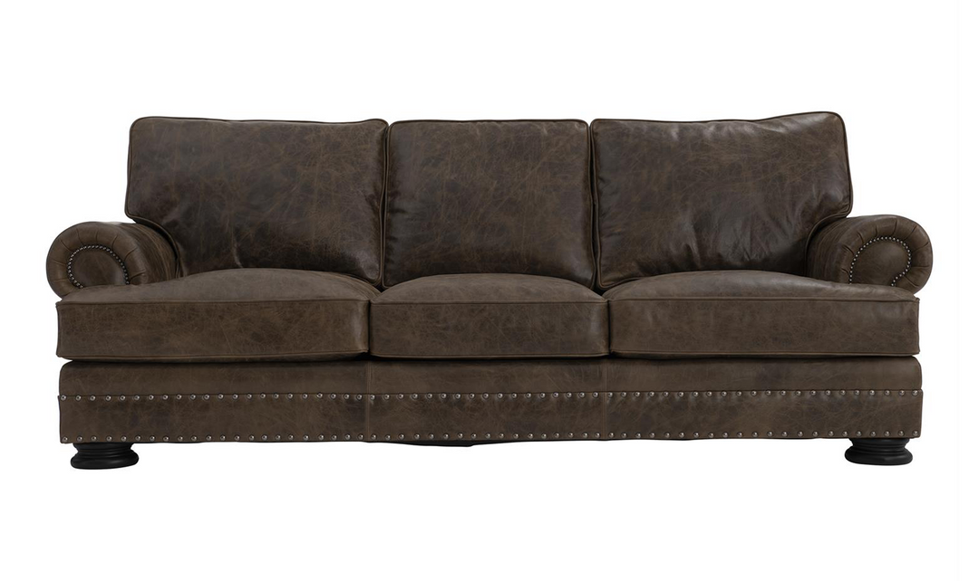 Bernhardt 3 Seater Foster Sofa With Rolled Arms