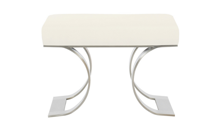 Bernhardt Axiom Fabric Upholstered Bench With Open Base-Jennifer Furniture