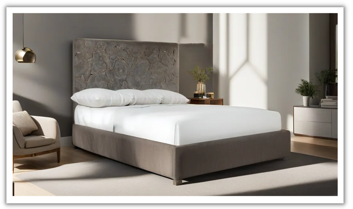 Bernhardt Calavaras Laminated Teak King Panel Bed