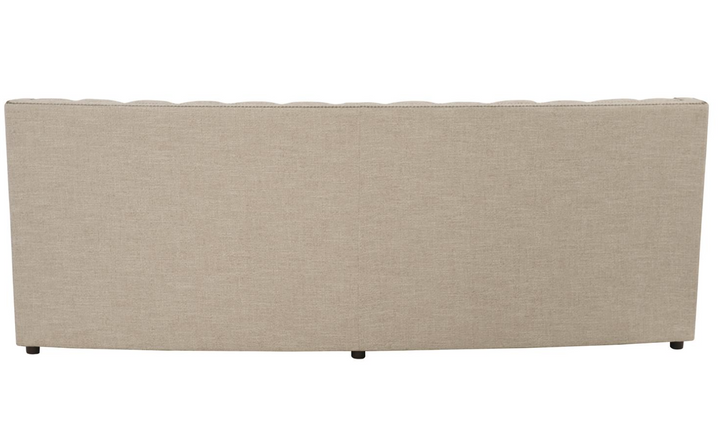 Bernhardt Candace 3-Seater Tufted Fabric Sofa With Reversible Seat Cushions-Jennifer Furniture