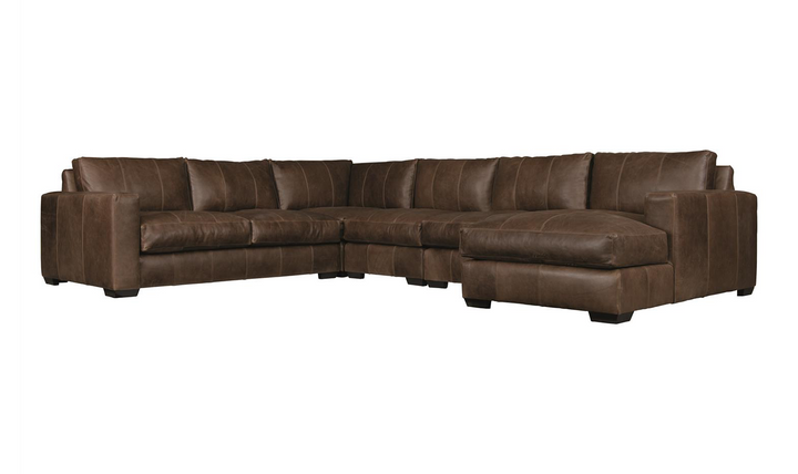 Bernhardt Dawkins 5 Pieces Sectional With Chaise