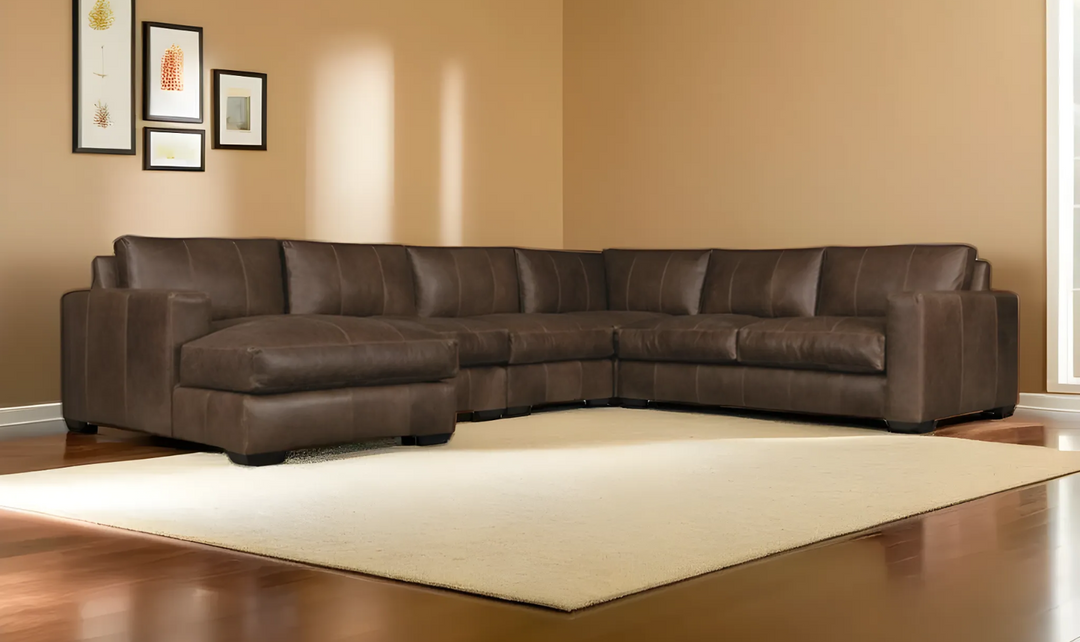 Bernhardt Dawkins 5 Pieces Sectional With Chaise