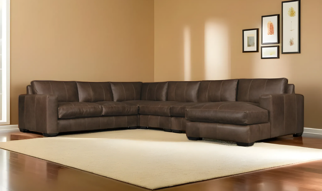 Bernhardt Dawkins 5 Pieces Sectional With Chaise