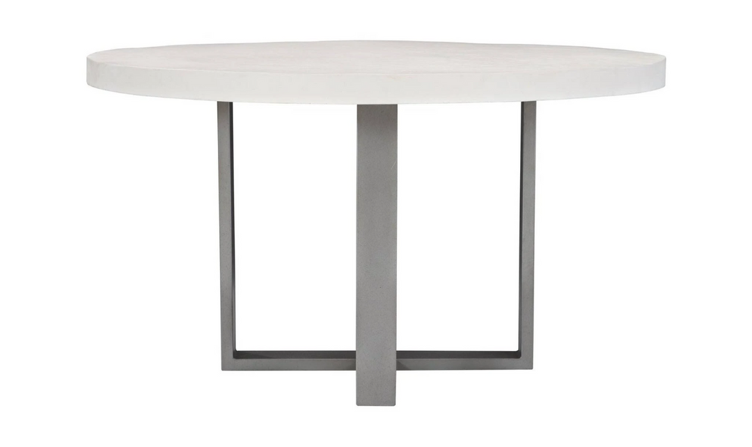 Bernhardt Del Mar Round Dining Table With Adjustable Glides-Jennifer Furniture