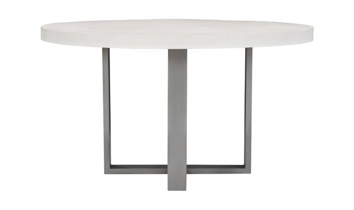 Bernhardt Del Mar Round Dining Table With Adjustable Glides-Jennifer Furniture