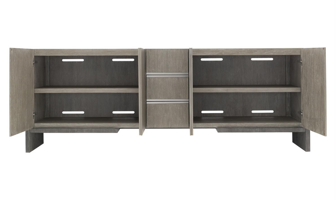 Bernhardt Foundations Entertainment Wood Credenza with Three Drawers