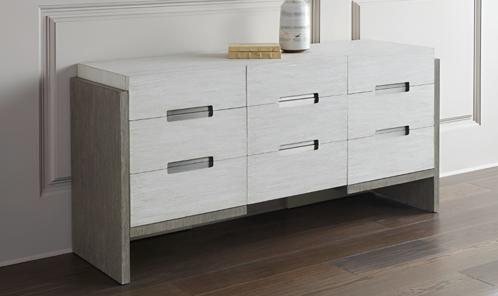 Bernhardt Foundations Wooden Dresser With Nine Soft-Closing Drawers-Jennifer Furniture