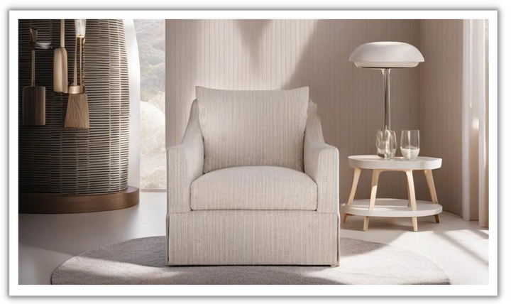 Bernhardt Grace Fabric Swivel Chair