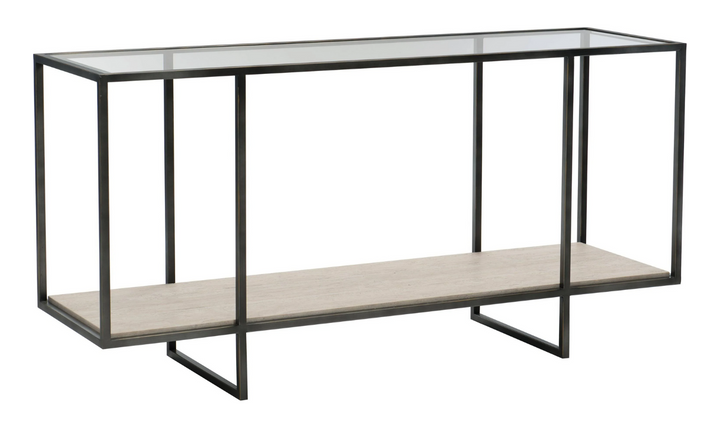 Bernhardt Harlow Rectangle Console Table with Adjustable Glides-Jennifer Furniture