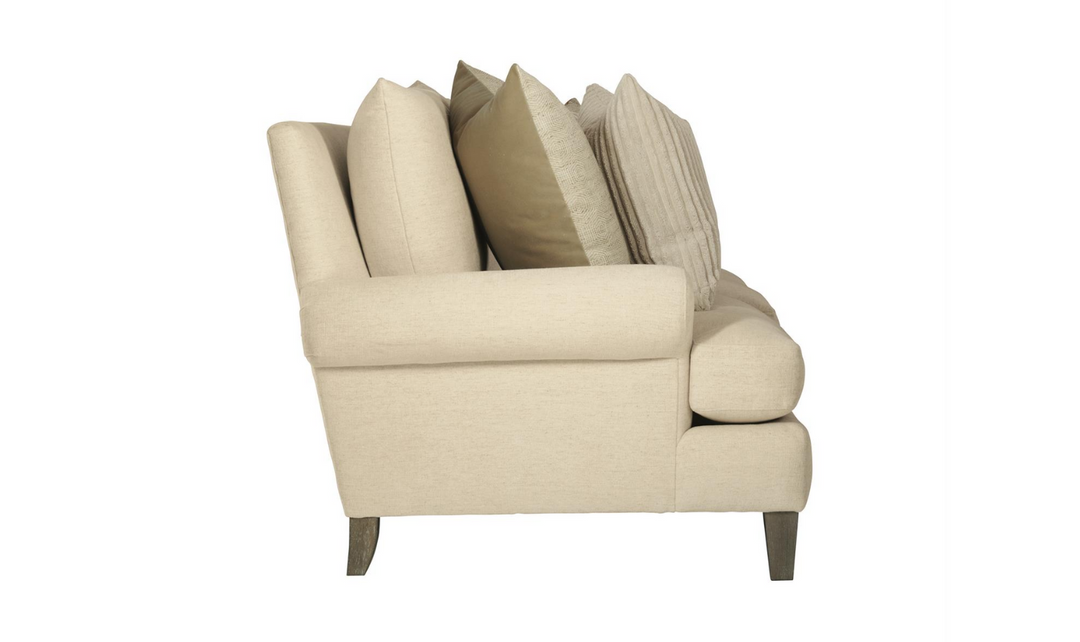 Bernhardt Isabella 3-Seater Fabric Sofa in Cream-Jennifer Furniture