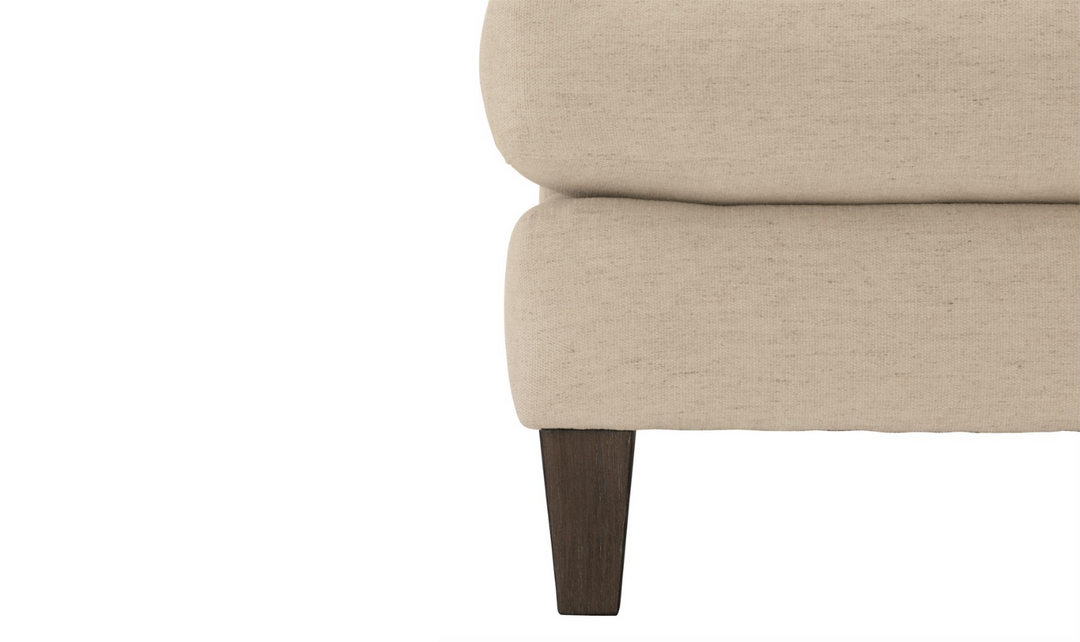 Bernhardt Isabella Fabric Chair with Rolled Arms and Wood Legs-Jennifer Furniture