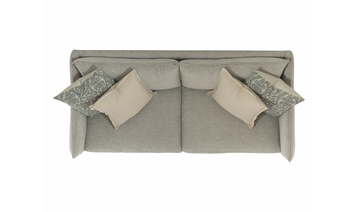 Bernhardt Joli 2-Seater Stationary Fabric Sofa in Brown