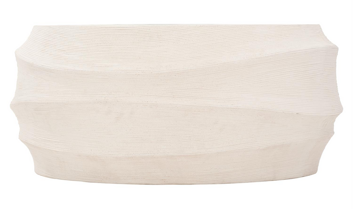 Bernhardt Kai Outdoor Natural Stonecast Cocktail Table In Coastal Vibe-Jennifer Furniture