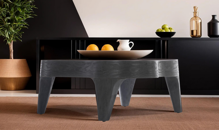 Bernhardt Katana Cocktail Table in Blackened Pine finish