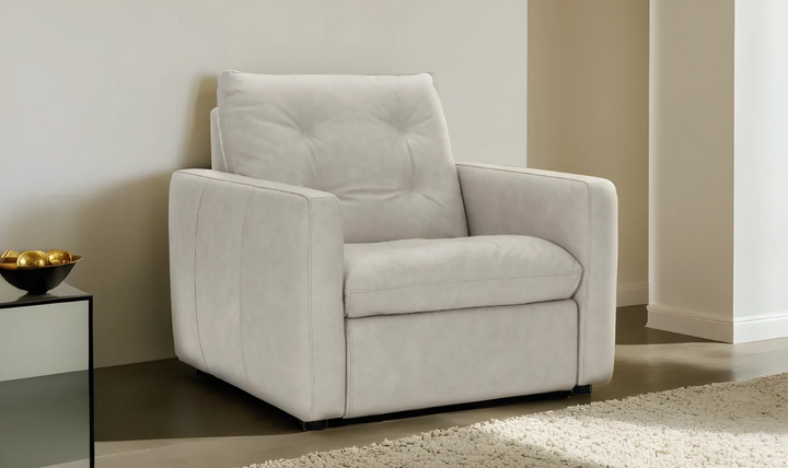 Bernhardt Kaya Leather Upholstered Power Motion Chair with USB Ports-Jennifer Furniture