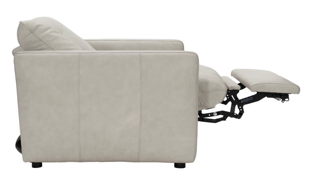 Bernhardt Kaya Leather Upholstered Power Motion Chair with USB Ports-Jennifer Furniture