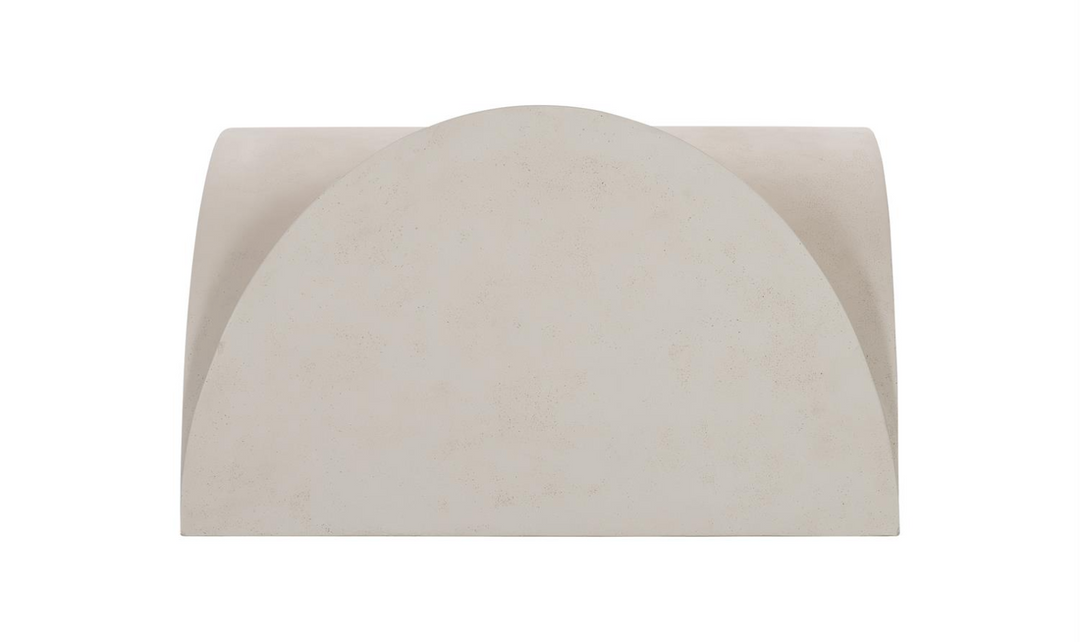 Bernhardt Lunula Side Table With Stonecast-Jennifer Furniture