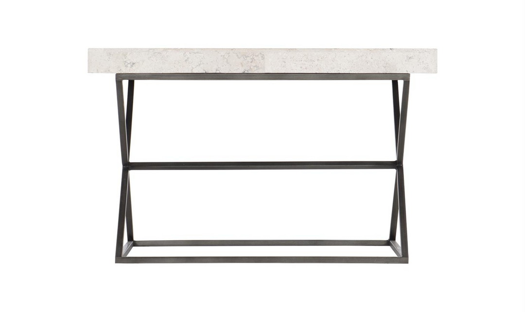 Bernhardt McCray Cocktail Table with Laminated Stone Top