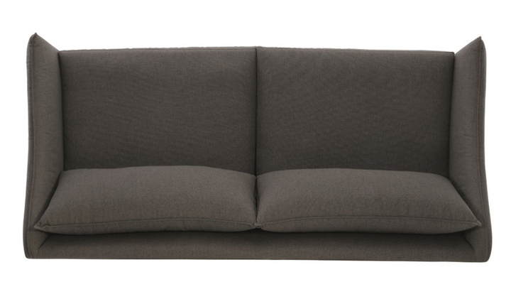 Bernhardt Monterey 2-Seater Fabric Outdoor Sofa in Gray-Jennifer Furniture