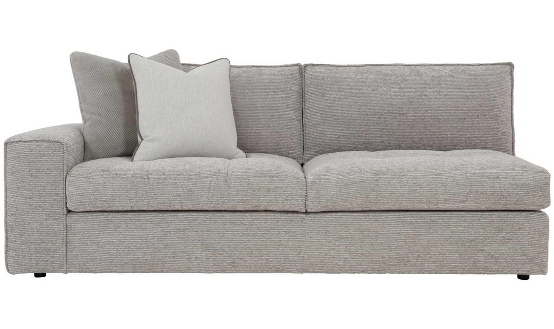 Bernhardt Nest L-shaped Fabric Sectional in Gray-Jennifer Furniture