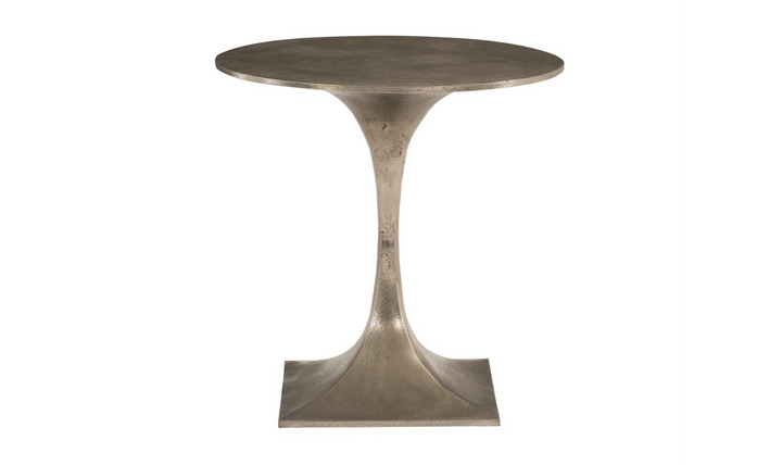 Bernhardt Randolph Tulip Shape End Table In Graphite-Jennifer Furniture