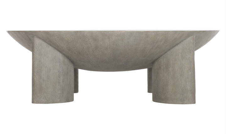 Bernhardt Renzo Round Top Cocktail Table With Four Oval Legs-Jennifer Furniture