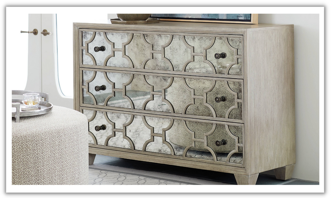 Bernhardt Santa Barbara 3 Drawer Chest in Sandstone-Jennifer Furniture