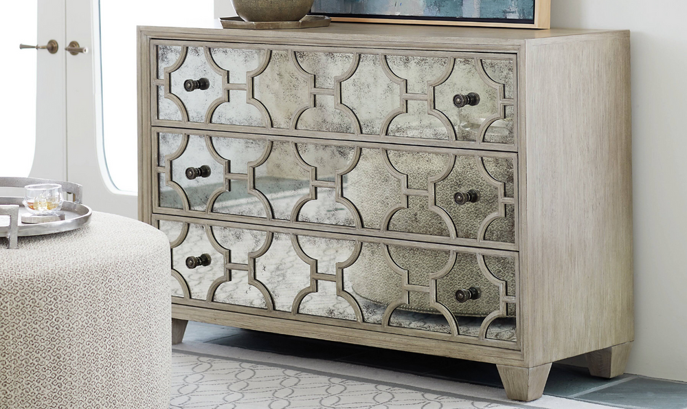 Bernhardt Santa Barbara 3 Drawer Chest in Sandstone-Jennifer Furniture