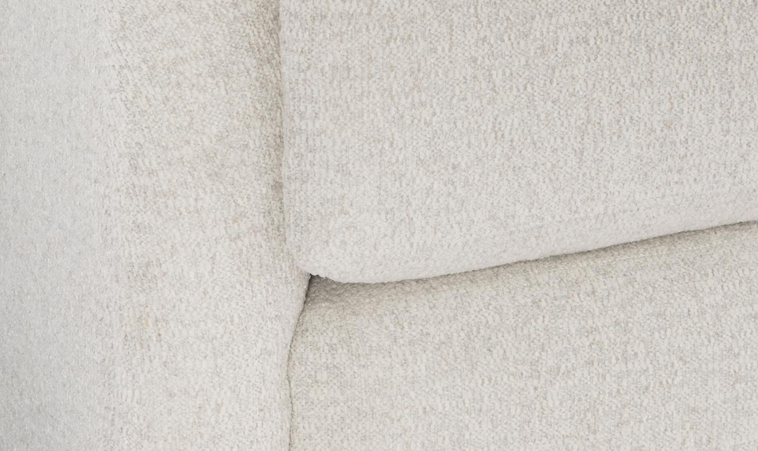 Bernhardt Terra 2-Seater Boucle Fabric Sofa with Slope Arms in Beige