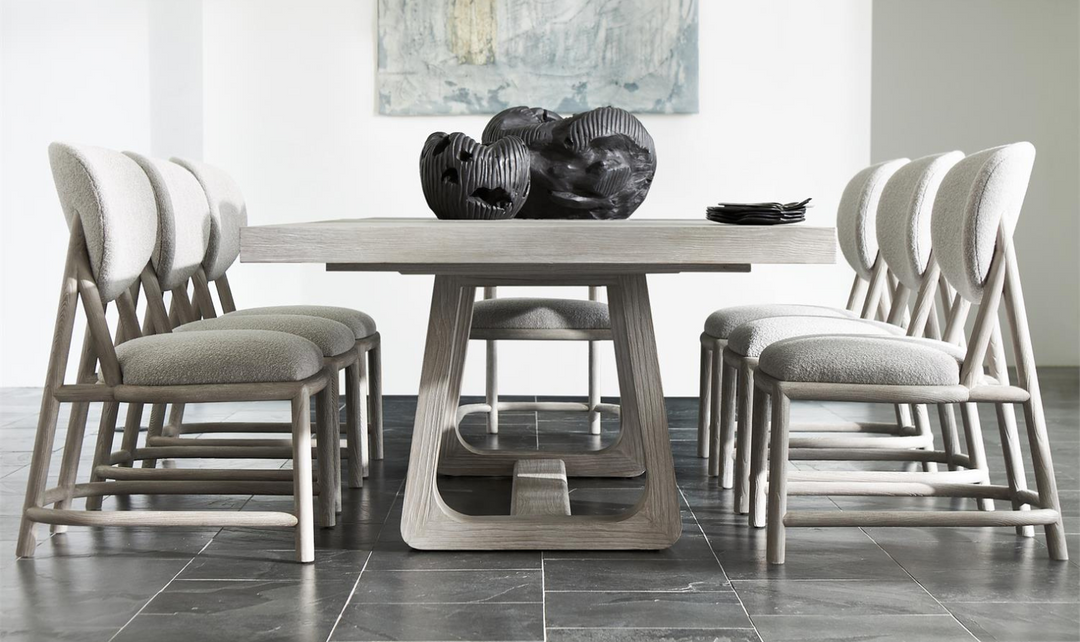 Bernhardt Trianon Wooden Dining Table in Gray