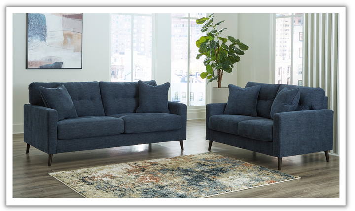 Bixler 2 Pieces Fabric Upholstered Living Room Set