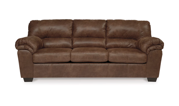 Ashley  Bladen 3-Seater Faux Leather Sofa With Cushion Arms